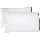 400TC Embroidery Cotton Sateen Solid Sheet Set