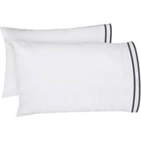 400TC Embroidery & Border Cotton Sateen Solid Sheet set