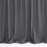 400TC Cotton Sateen Solid Textured Ruffle Bedspread Set