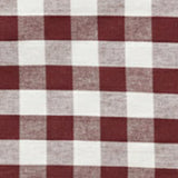 Dark Red Tablecloth - Plaid