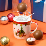 Hot Chocolate Bombs - Set of 6-2 Flavors White & Red
