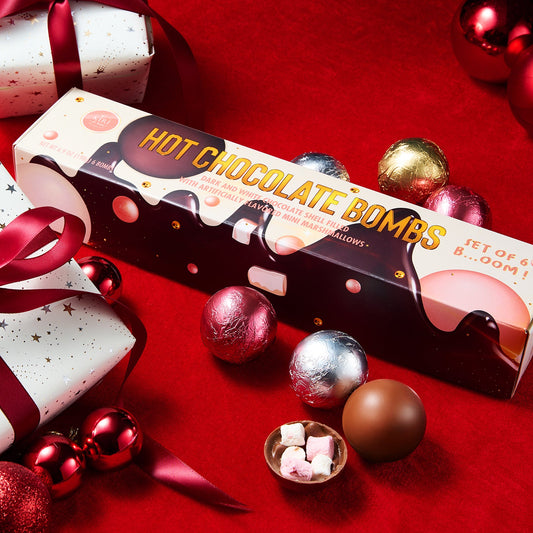 Hot Chocolate Bombs - Set of 6-3 Flavors of White