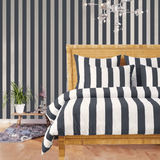 Stripe Border Frame Bedding Bundle Set