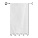 U Shape Embroidered Bath Towels (Set of 2)