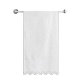 Zig & Zag U Shape Embroidered Bath Towels (Set of 2)