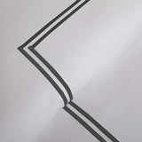 500TC Cotton Double Embroidery Sateen Solid Duvet Cover Set