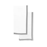 Double Embroidery Border Polycotton Napkins (Set of 4)