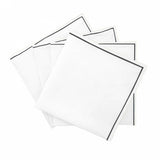 Single Embroidery Border Polycotton Napkins (Set of 4)