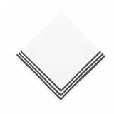 Triple Embroidery Border Cotton Napkins (Set of 4)
