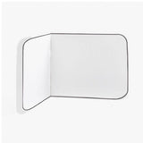 Wall Corner Rounded Dorm Bed Headboard In Embroidery Border With Self Adhesive Velcro Straps