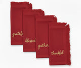 Embroidered Christmas Napkins