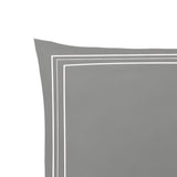 400TC Cotton Classic Luxurious Embroidery Sateen Solid Duvet Cover Set