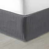 400TC Cotton Vertical Quilted Tailored Bed skirt