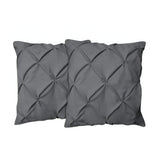 400TC Cotton Pintuck Sateen Solid Euro Sham