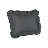 400TC Sateen Solid Cotton Ruffle Pillow Sham