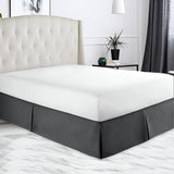 400TC Sateen Solid Cotton Tailored Bed Skirt