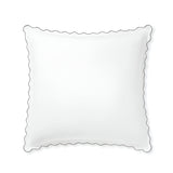 400TC Cotton Small Scallop Embroidery Euro Sham
