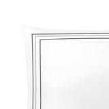 400TC Cotton Classic Embroidery Sateen Solid Euro Sham