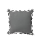 400TC Luxurious Scallop Embroidery & Border Cotton Euro Sham