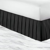 400TC Sateen Solid Cotton Pleated Bed Skirt