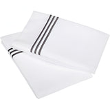 400TC Triple Embroidery Cotton Sateen Pillowcases (Set Of 2)