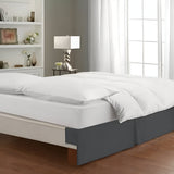 400TC Sateen Solid Cotton Wrap Around Tailored Bed Skirt