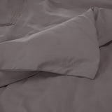 400TC Cotton Luxurious Triple Embroidery Sateen Solid Duvet Cover Set