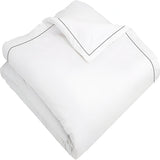 400TC Cotton Single Edge Embroidery Sateen Solid Duvet Cover Set
