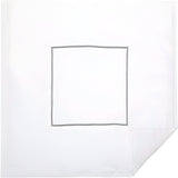 400TC Cotton Double Embroidery Sateen Solid Duvet Cover Set