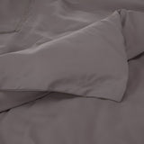 400TC Cotton Luxurious Double Embroidery Sateen Solid Duvet Cover Set