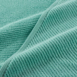4pcs 100% Cotton Quick-Dry Ribbed Hand Towel Set, Turquoise