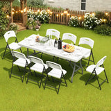 Wholesale Foldable Outdoor Dining Set with Fully assembled Dining