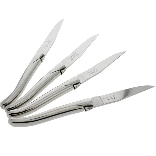 Laguiole Connoisseur Stainless Steel Steak Knives Set of 4