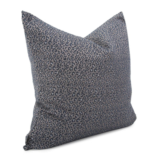 24 x 24 Pillow Lynx Indigo - Down Alternative Insert