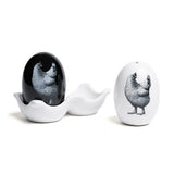 Gertrude Chicken Egg Salt & Pepper Shakers Set