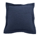 Patio Scroll Puff Ottoman Cover & Cushion- Alicante Indigo