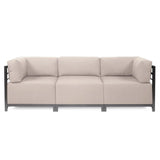 Axis 2pc Sectional Seascape Sand Titanium Frame