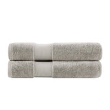 Turkish 600gsm Cotton 2-Piece Bathroom Sheet Set, Grey