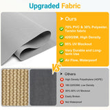 Solar Crank Outdoor Roller Shade with Teslin, No Cassette