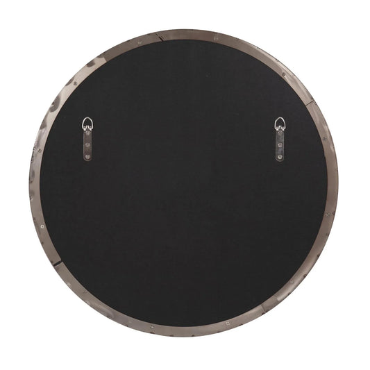 Van Buren Brushed Brass Round Mirror