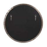 Van Buren Brushed Brass Round Mirror