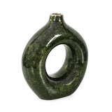 Renaldi Emerald Gold Round Vase- Tall
