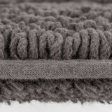 100% Cotton Tufted 3000 Gsm Reversible Bath Rug, Charcoal