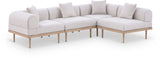 Laguna - 4 Piece 106.5" Upholstered Outdoor Patio Modular Sectional