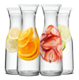 Kook Glass Carafe Pitchers with Lids for Drinks