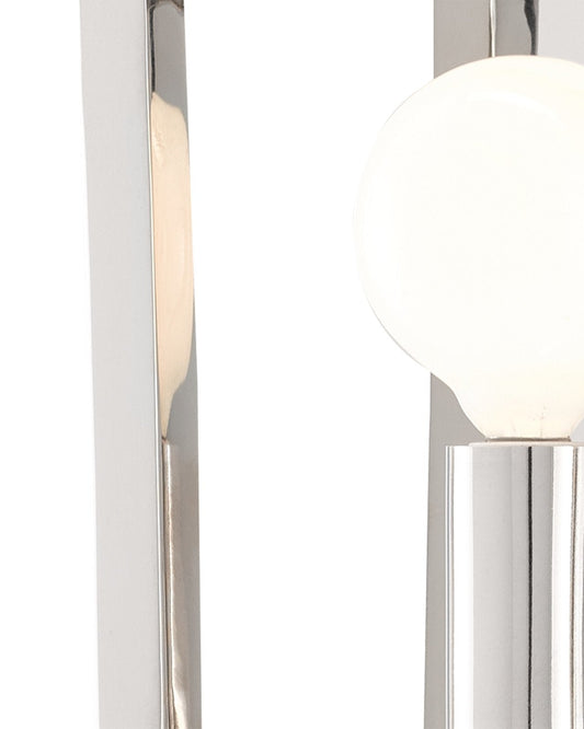 Quadrato Nickel Wall Sconce