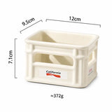 Creative Ceramic Snack Tray Crate Bowl