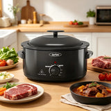 Royalcraft 8-Quart Slow Cooker with Self-Basting Lid