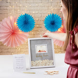 Baby Love Elephant Baby Shower Guest Book Frame