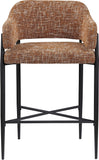 Dame - Fabric Upholstered Counter Stool (Set of 2)
